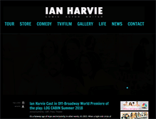 Tablet Screenshot of ianharvie.com